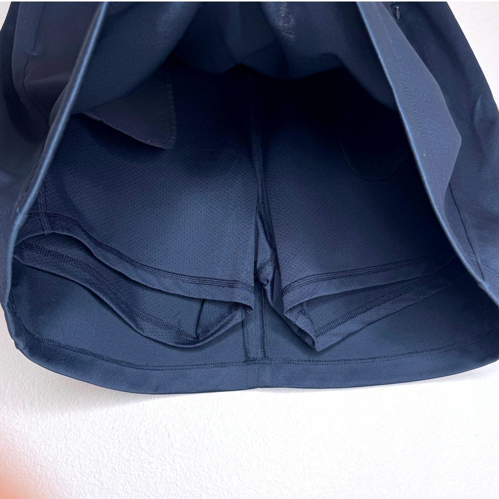 TORY BURCH SPORT‎ New! Solid Navy Golf Skirt Skort XL Pull-On Pockets Outdoor - Picture 4 of 8